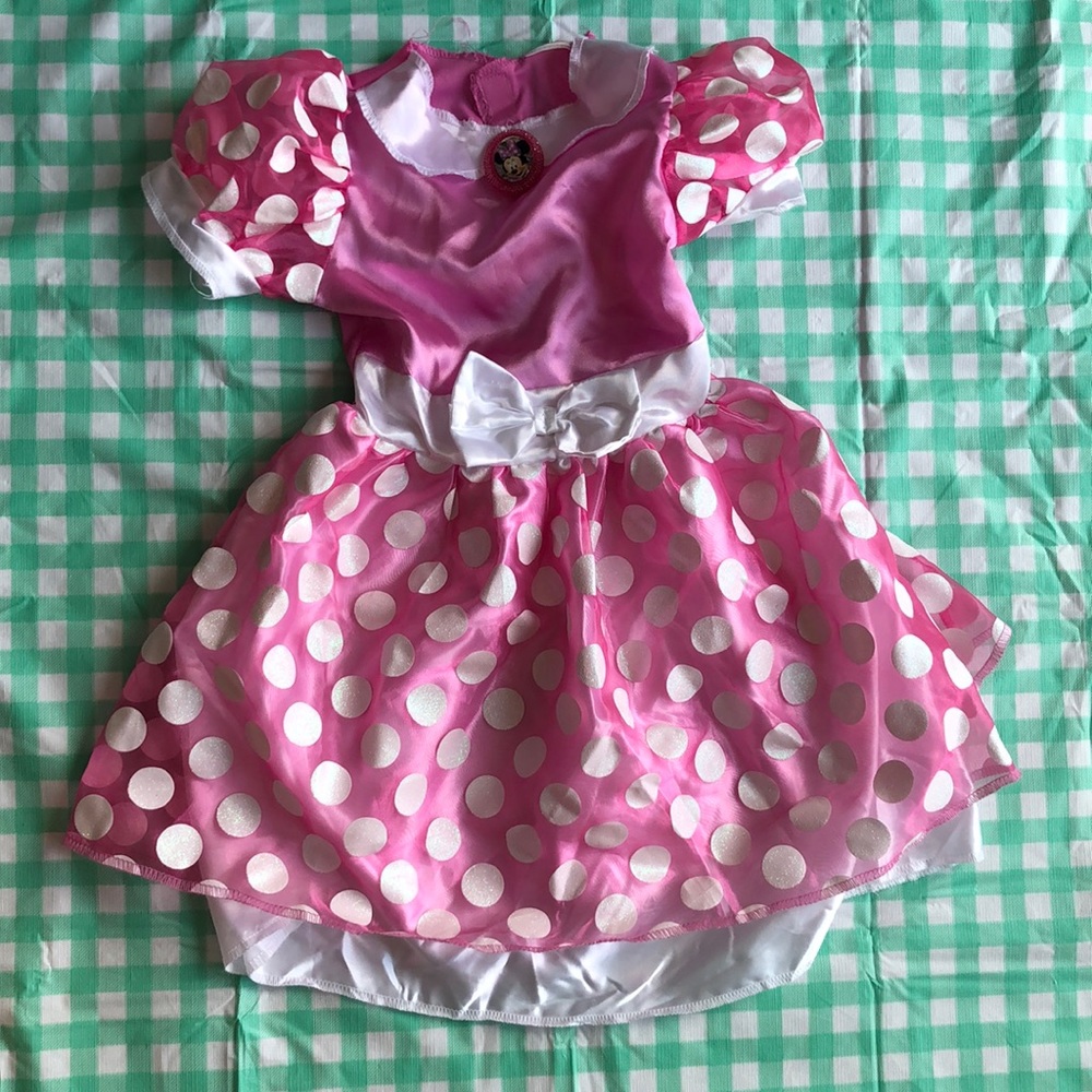 Minnie Mouse Costume Pink Polkadot